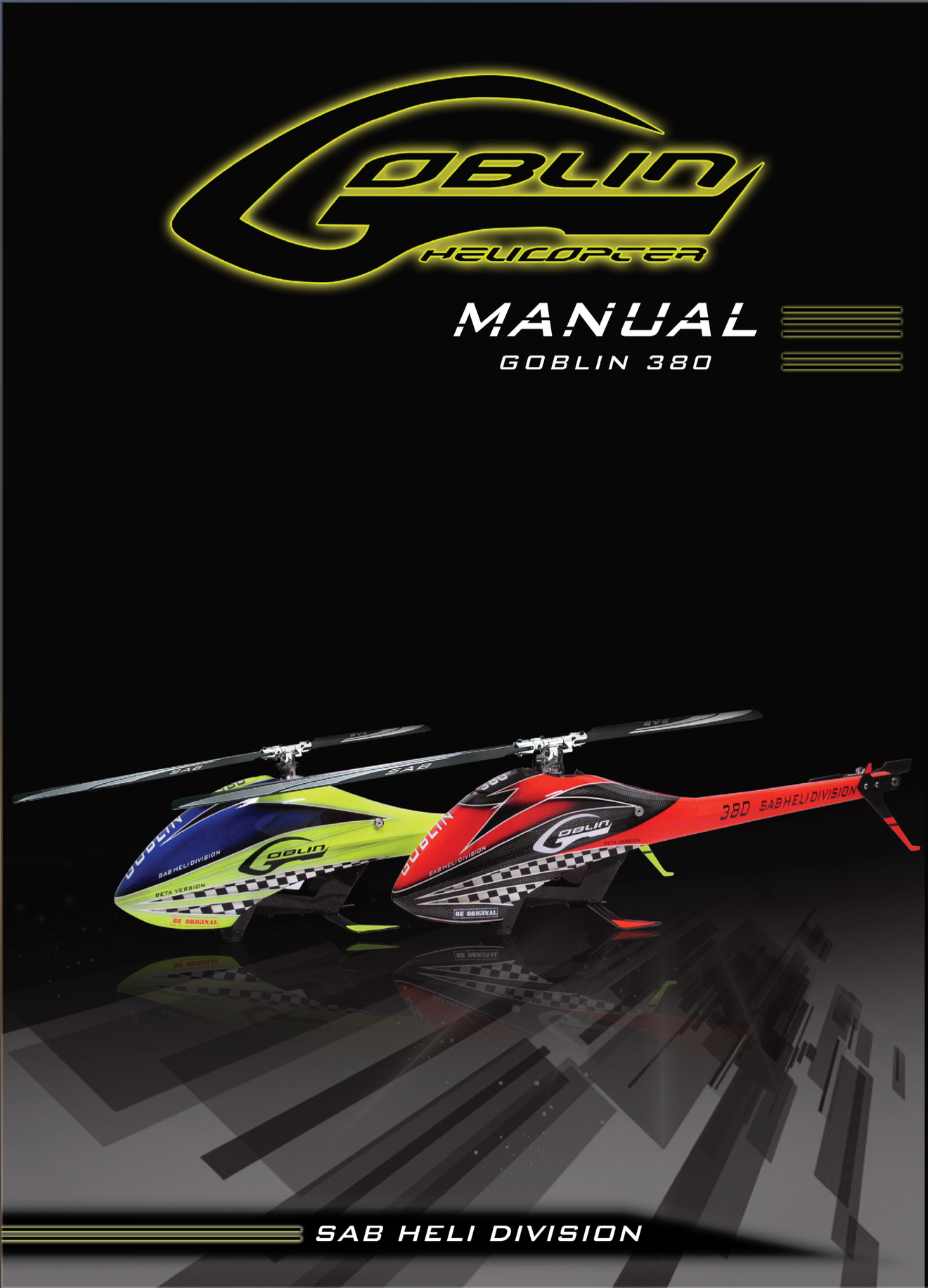 SAB GOBLIN 380 RED/BLACK (with 380mm Black Line Main Blades) Goblin