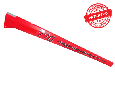 Carbon Fiber Tail Boom Red - Goblin 770