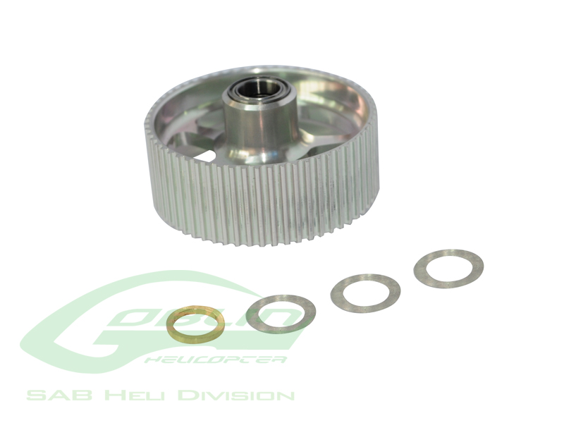 Aluminum Double Bearing One Way Pulley - Goblin 770/Goblin 700 Competition