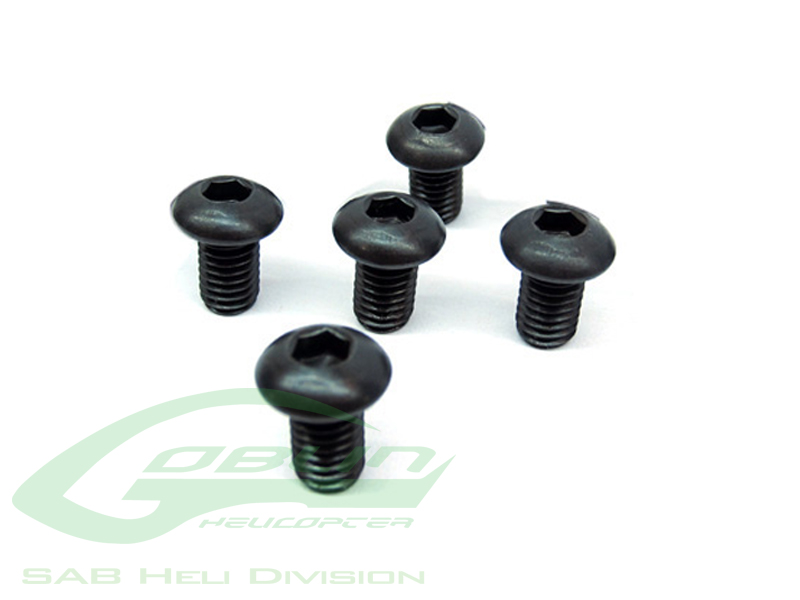 DIN 10.9 Button Head Socket Cap M6x10 (8pcs)