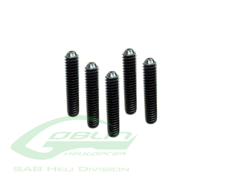 Cup Point Set Screws M2,5x15 (8pcs)